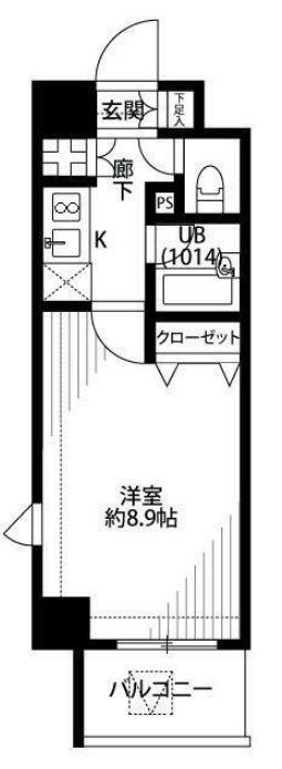 プレールドゥーク御徒町の間取り写真