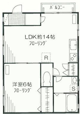 クレストコートの間取り写真