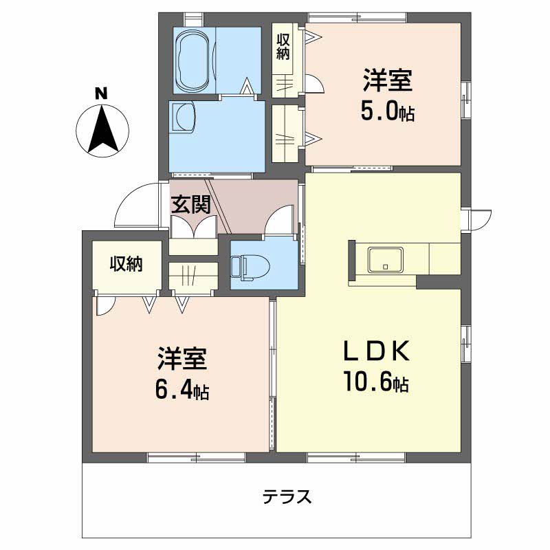 シャーメゾン ルナの間取り写真