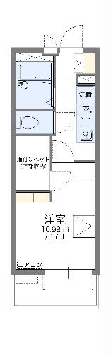 レオパレスプリオール東山IIIの間取り