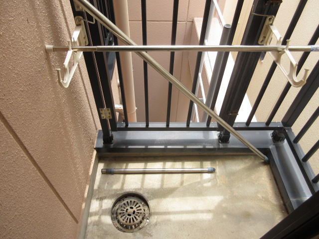 バルコニー　南向きのバルコニー