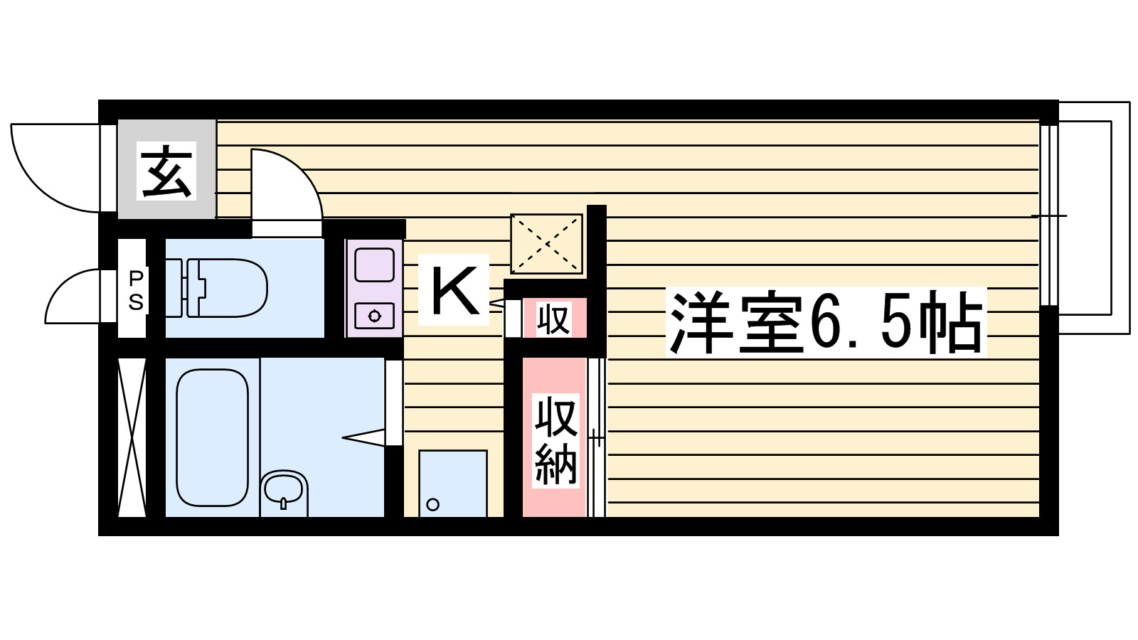 レオパレスＡｖｅｎｕｅ弐番館の間取り