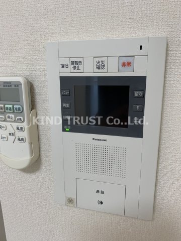 セキュリティ　モニター付きインターホンで安心