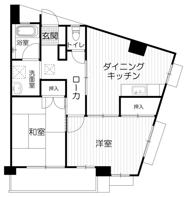 グレイスビルの間取り