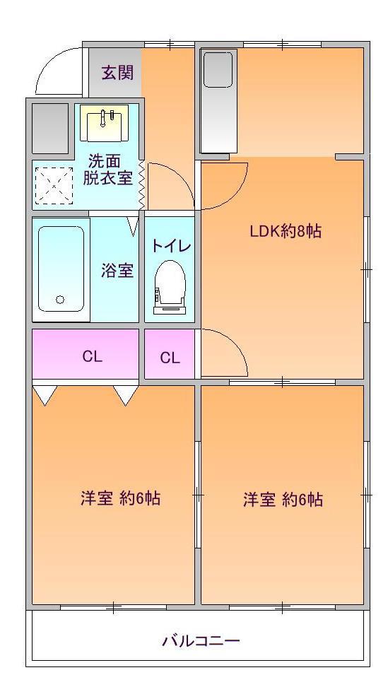 サンスクエア上町の間取り