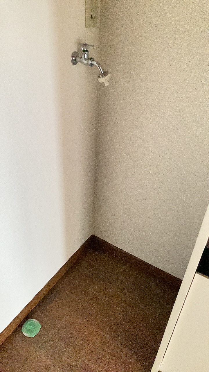 洗面設備　洗濯機置き場