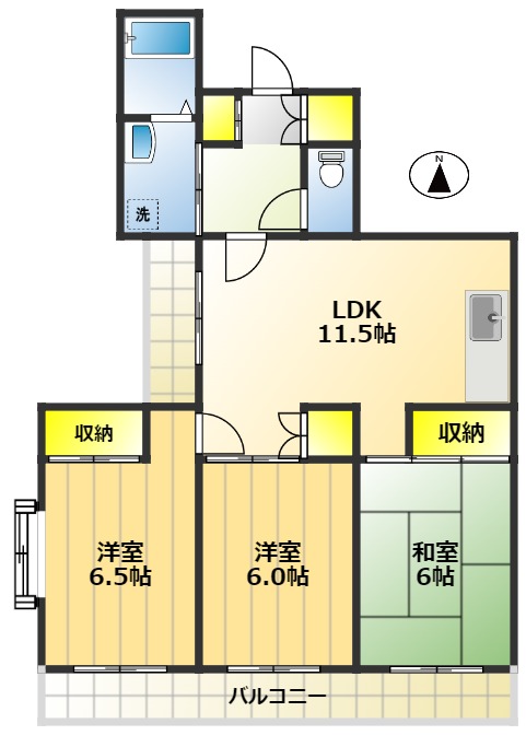 ヴァンヴェールの間取り