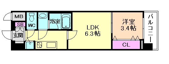 スプランディッドVIIIの間取り