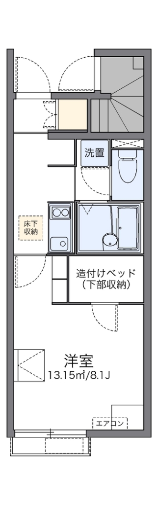 レオネクストマイヒルズ８８４３の間取り