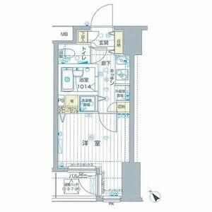 フォレシティ六本木の間取り