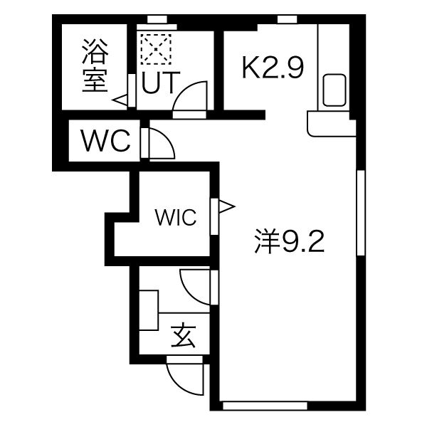 【西村山郡河北町谷地荒町東のアパートの間取り】