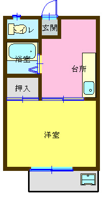 ＫＩハイツＢの間取り