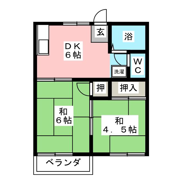 エクセレンス青山の間取り