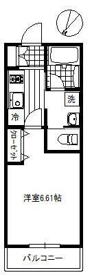 ふじみ野市旭のアパートの間取り