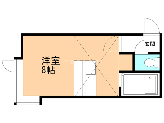 コンフォート清田Ａの間取り