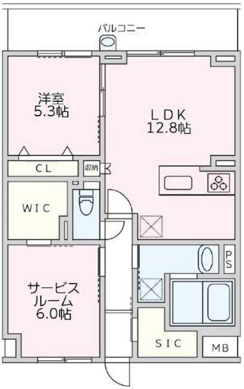 【RICHE FLEURの間取り】