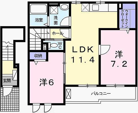 サニーサイドの間取り