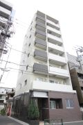 墨田区堤通のマンションの建物外観