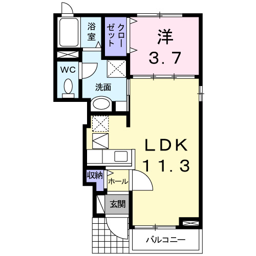 クラールIIの間取り