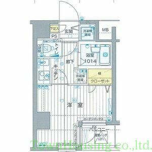 【港区六本木のマンションの間取り】