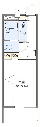 【レオパレスドミールの間取り】