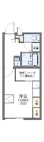 レオパレスサンシャインＭの間取り