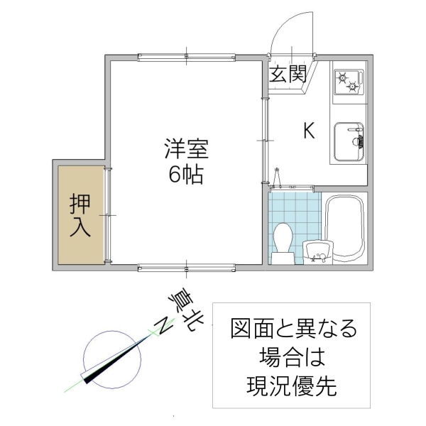 コーポピアまほろばの間取り