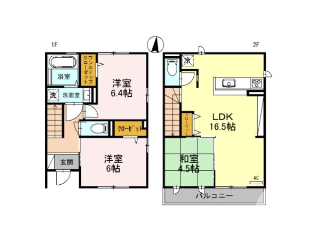 堺市南区和田東のアパートの間取り