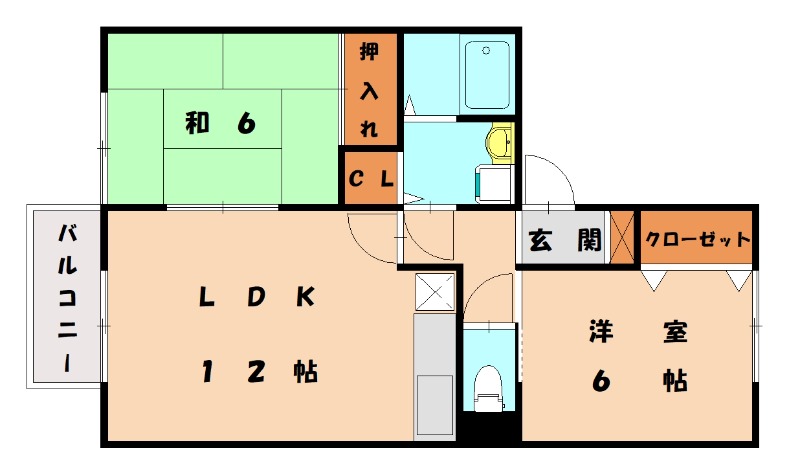 ポプラーレ20の間取り