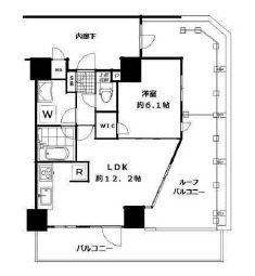 新宿区下落合のマンションの間取り