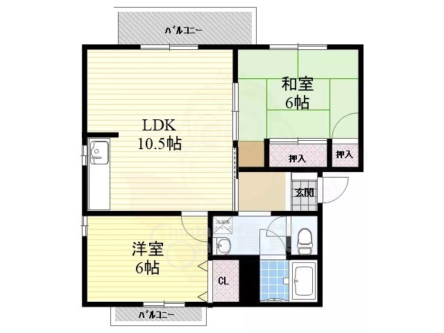 パーシモンハウス3の間取り