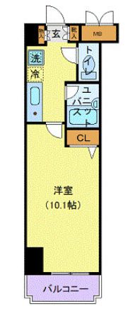 グレース東神田の間取り