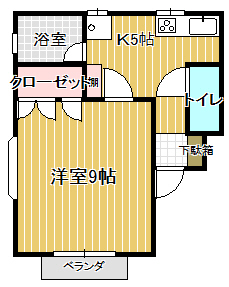 ハイツフレイアの間取り