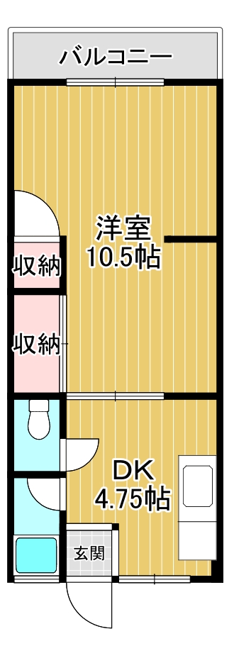 吉川マンションの間取り