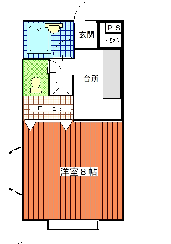 セゾンローズの間取り