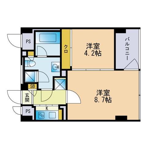 ＴＨＥ　ＡＰＡＲＴＭＥＮＴの間取り