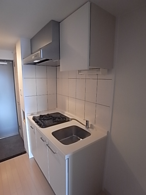 キッチン　２口ガスシステムキッチン