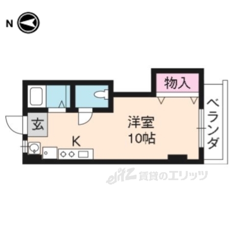 紫野ハイツの間取り