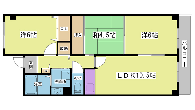 アルタイル中上の間取り