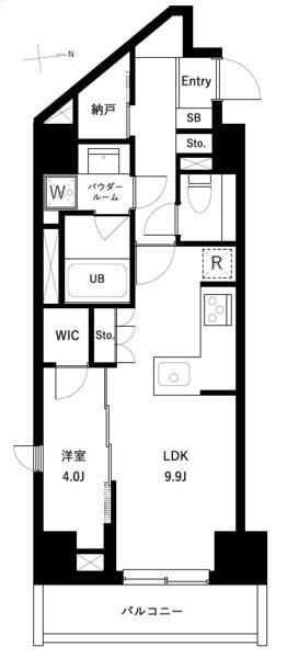 杉並区上高井戸のマンションの間取り