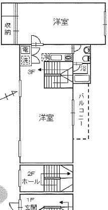 roji赤坂の間取り