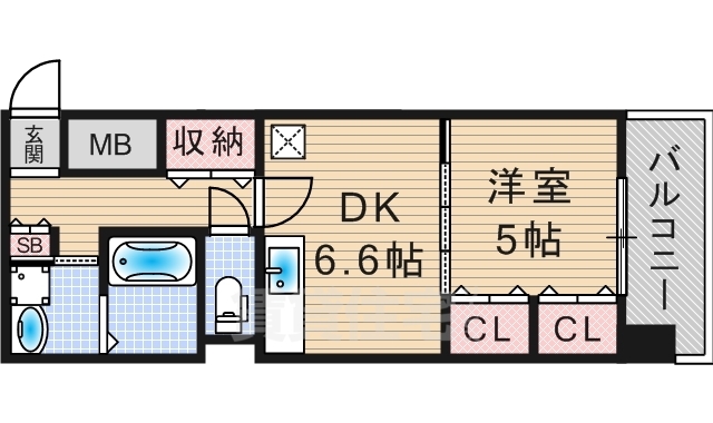 グラディート吉塚駅東の間取り