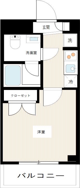 スカイコートルーベンス西早稲田の間取り