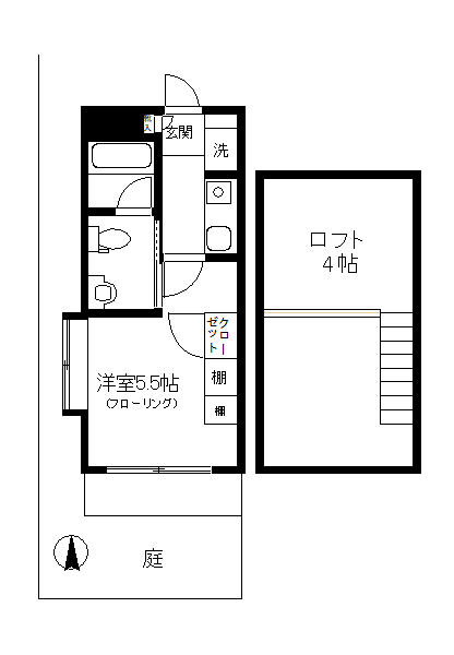 ハイランドエイト　Iの間取り