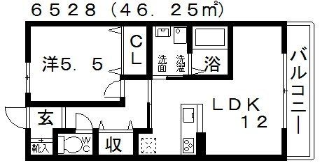 メゾンソレイユの間取り