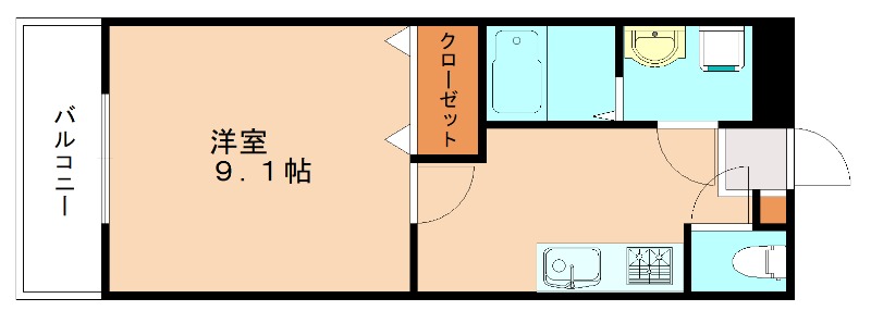 宮若市福丸のアパートの間取り