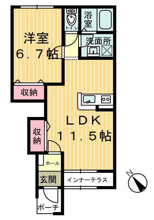 ルピナスの間取り