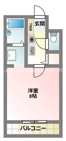 寝屋川市萱島本町のマンションの間取り