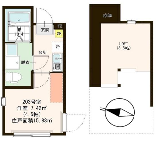 グラシア金町の間取り