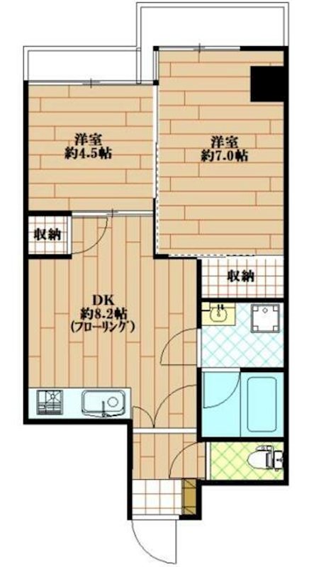 東武ハイライン新丸子の間取り